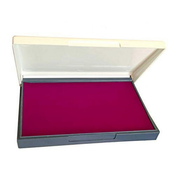 Infusion 1.75" x 2.5" Small Stamp Pad for Rubber Stamps, Your Go to Small-Sized Ink Pad for Bright Color, Even Coverage and Durability (Fuchsia Stamp Pad)