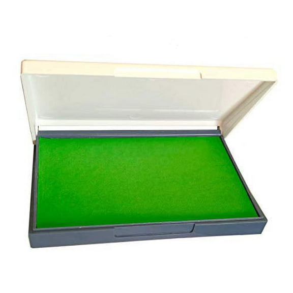 Infusion 1.75" x 2.5" Small Stamp Pad for Rubber Stamps, Your Go to Small-Sized Ink Pad for Bright Color, Even Coverage and Durability (Lime Stamp Pad)