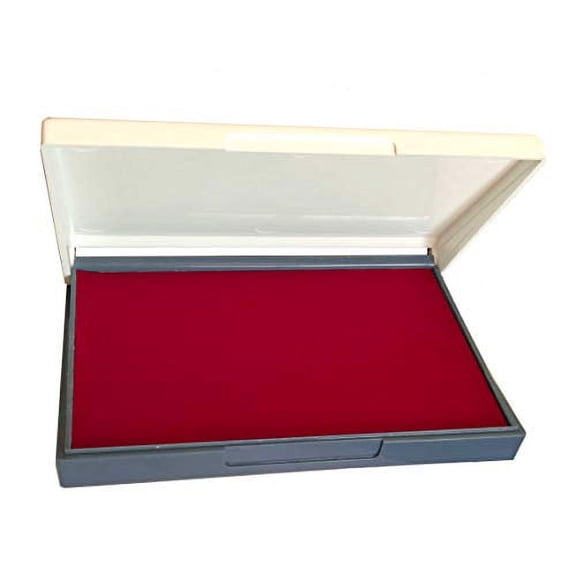 Infusion 2.75" x 4.25" Medium Stamp Pad for Rubber Stamps, Your Go to Medium-Sized Ink Pad for Bright Color, Even Coverage and Durability (Crimson Stamp Pad)