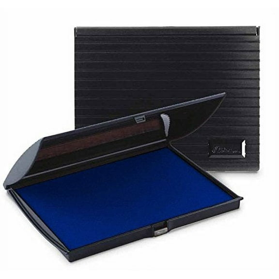 Infusion 3" x 6" Large Stamp Ink Pad for Rubber Stamps, Your Go To Large Stamp Ink Pad for Bright Color, Even Coverage and Durability, Navy Blue Stamp Pad