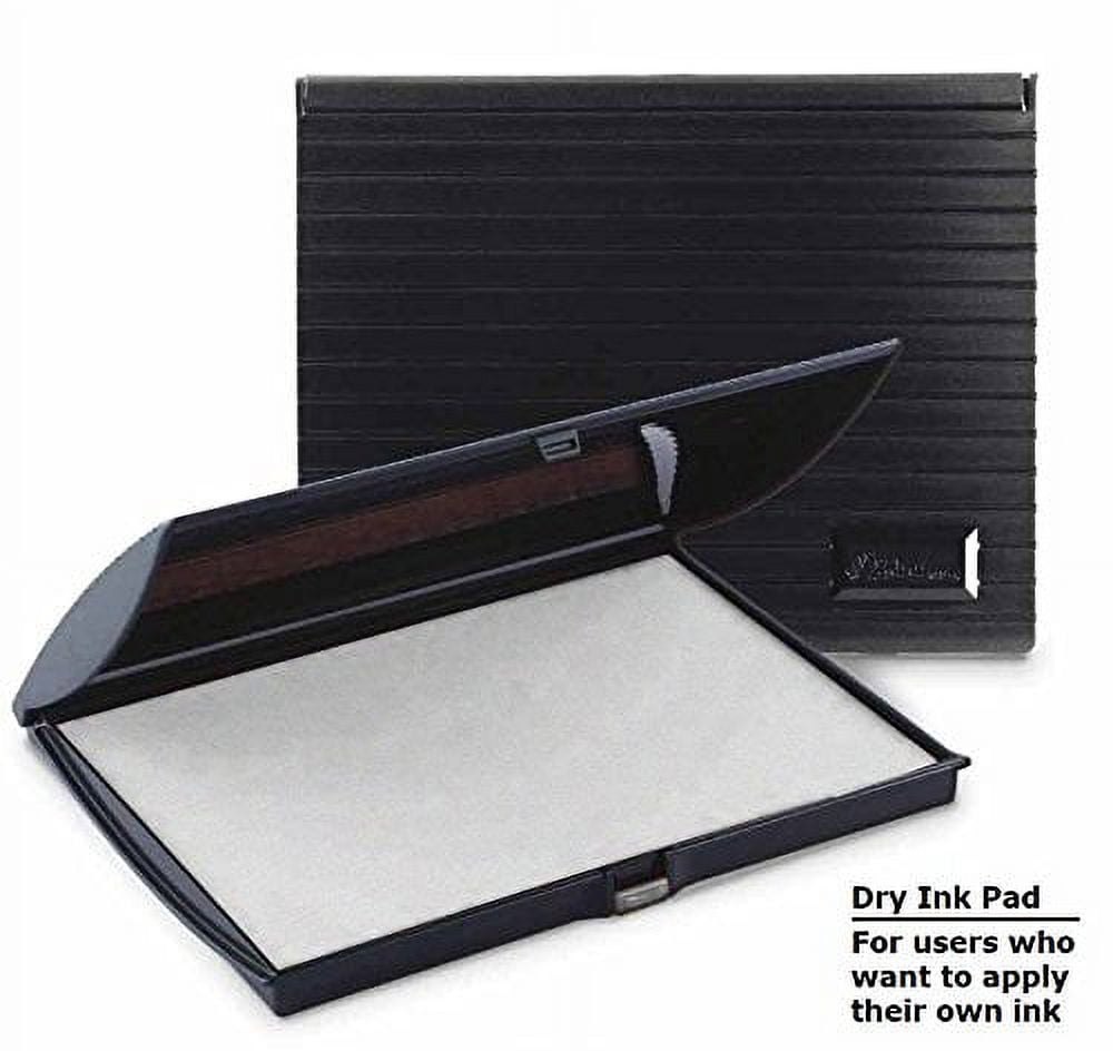  Fstaor Permanent Large Black Ink Pad for Rubber Stamps