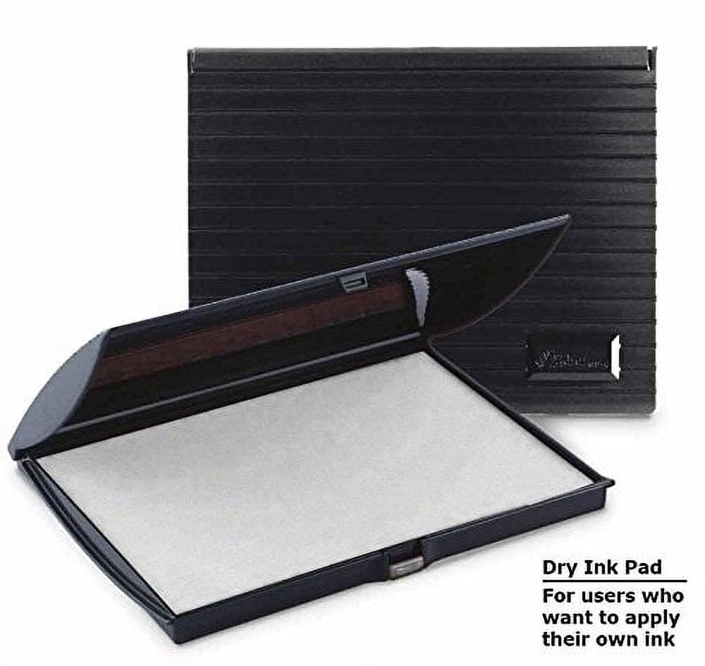 Infusion 5" x 7" Large Stamp Ink Pad for Rubber Stamps, Your Go To Large Stamp Ink Pad for Bright Color, Even Coverage and Durability, Dry (No Ink) Stamp Pad