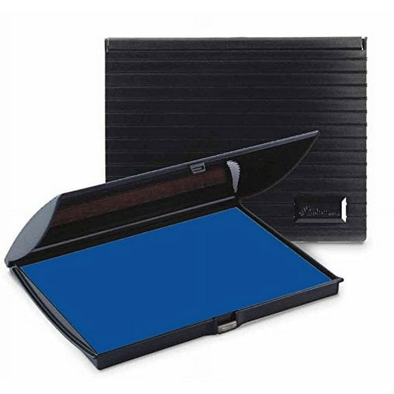 Infusion 5" x 7" Large Stamp Ink Pad for Rubber Stamps, Your Go To Large Stamp Ink Pad for Bright Color, Even Coverage and Durability, Light Blue Stamp Pad