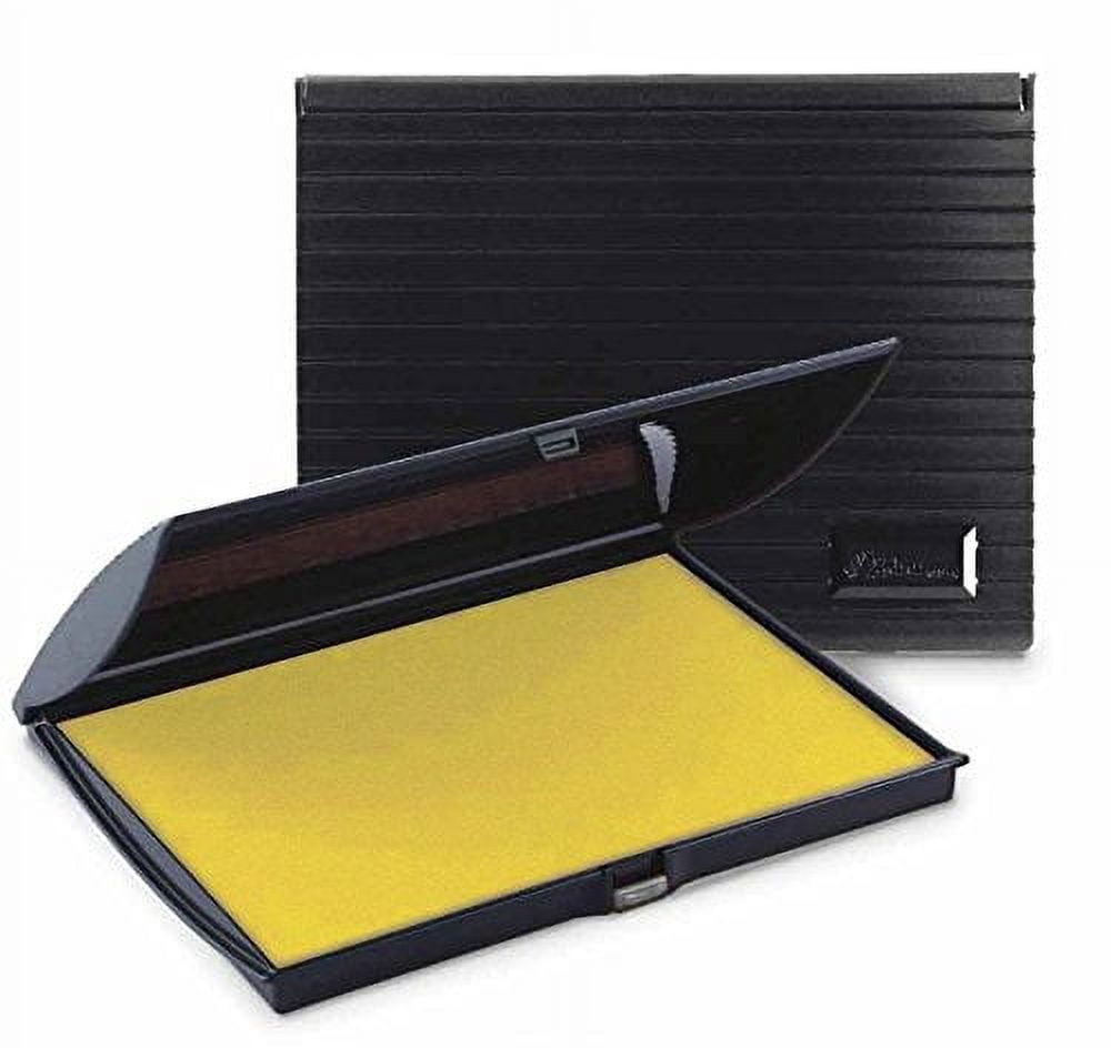Infusion 5" x 7" Large Stamp Ink Pad for Rubber Stamps, Your Go to Large Stamp Ink Pad for Bright Color, Even Coverage and Durability, Yellow Stamp Pad