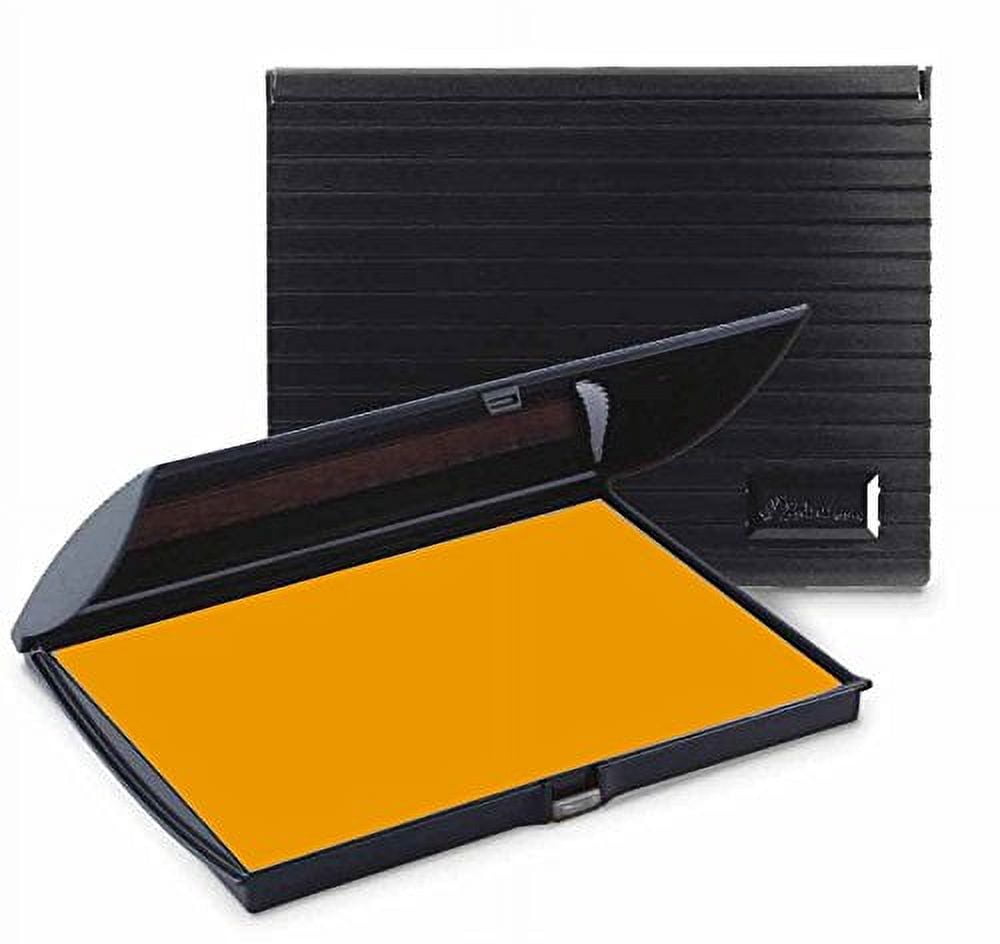 Infusion 5" x 7" Large Stamp Ink Pad for Rubber Stamps, Your Go to Large Stamp Ink Pad for Bright Color, Even Coverage and Durability, Zinc Stamp Pad