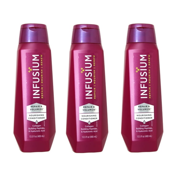 Infusium 23 23 Repair + Renew with Argan Oil & Keratin Conditioner, 13.5 oz (Pack of 3)