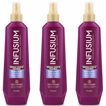 Infusium Original Leave-In Moisturize Spray With Avocado and Olive Oil, 13 Oz, 3 Pack