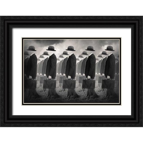 Ingberg, Tommy 14x11 Black Ornate Wood Framed with Double Matting Museum Art Print Titled - Army