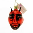 thumbnail image 1 of Inge Glas Krampus Head German Glass Christmas Tree Ornament FREE BOX, 1 of 2