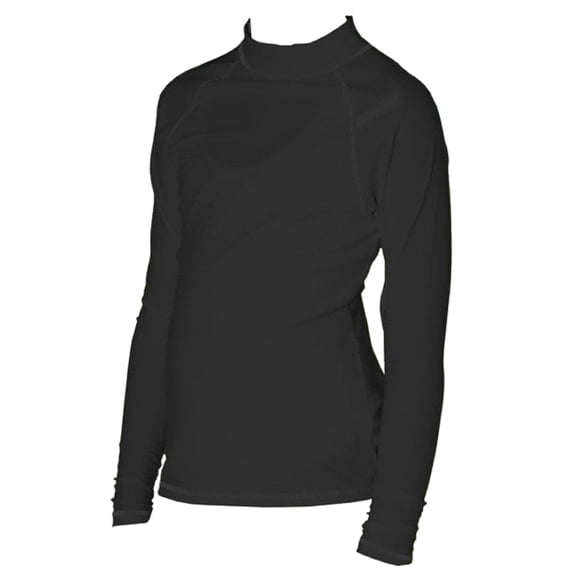 Ingear Big Girls Long Sleeve Rash Guard - Black - size XS (4/5)