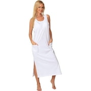 Ingear Cotton Dress Beach Casual Sleeve Summer Fashion Cover Up