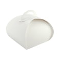 thumbnail image 1 of Ingenero White Paper Small Lunch and Cake Box - 6 1/2" x 6 1/2" x 6 1/2" - 100 count box, 1 of 3
