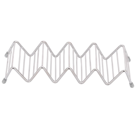 Ingenious Stainless Steel Taco Tray, Chic Display For Mexican Food, Multi-Purpose Rack With Safe And Sturdy Structure For Restaurant-Grade Presentation