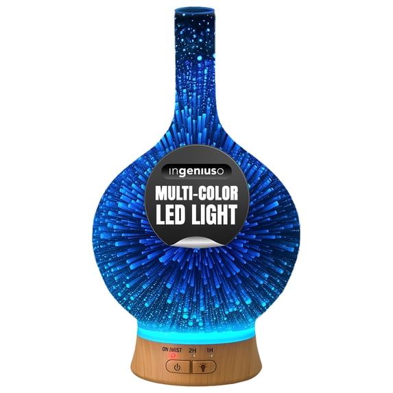 Ingeniuso Diffuser: Lavender, Lemongrass, Peppermint, Tea Tree, Eucalyptus,Orange(Oil Not Included)