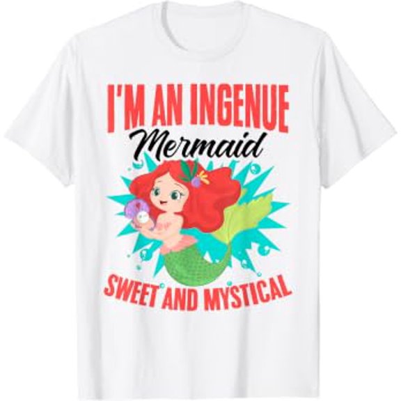 Ingenue Mermaid Innocent Fairytales Fantasy Mermaid Lover T-Shirt