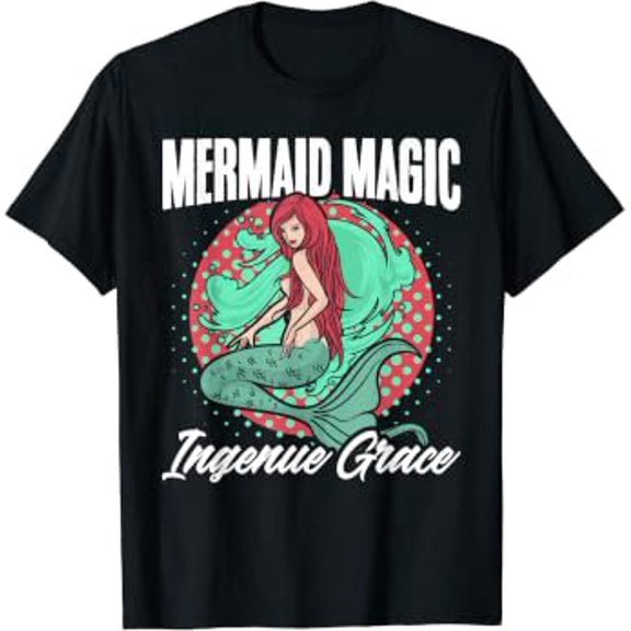 Ingenue Mermaid Innocent Fairytales Fantasy Mermaid Lover T-Shirt