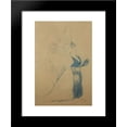 thumbnail image 1 of Ingenue Moderne Preliminary study 20x24 Framed Art Print by Theophile Steinlen, 1 of 2
