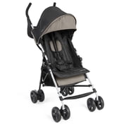 Ingenuity 3D Mini Convenience Stroller - Lightweight Stroller with Compact Fold, Multi- Position Recline, Canopy with Pop Out Sun Visor - Umbrella Stroller for Travel and More, Cashew Tan