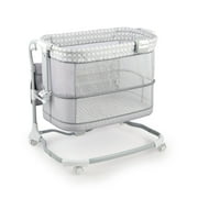 Ingenuity Dream and Grow Breathable Mesh Bedside Bassinet with Storage Pocket Dalton, Gray