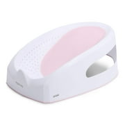 Ingenuity Easy Rinse Baby Bather, Non-Slip Newborn Bath Support for Babies 0-6 Months, Pink