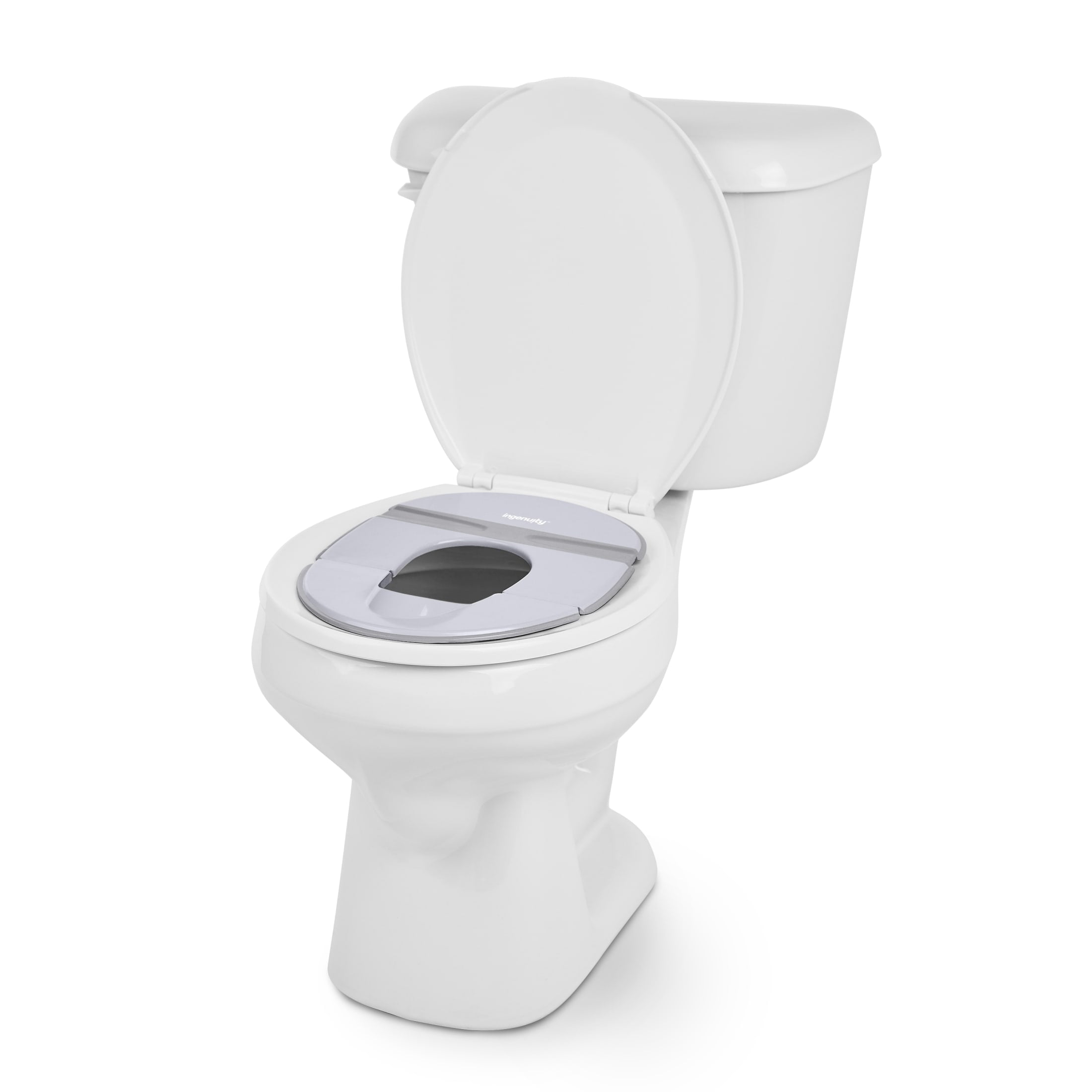 Ingenuity Foldaway Travel Baby Potty Seat, Fits Standard Toilets, Water-resistant Travel Bag Included, 18M+
