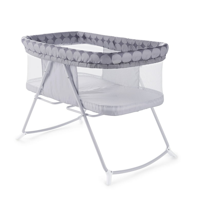 Ingenuity Foldaway Rocking Baby Bassinet Classic Crosby