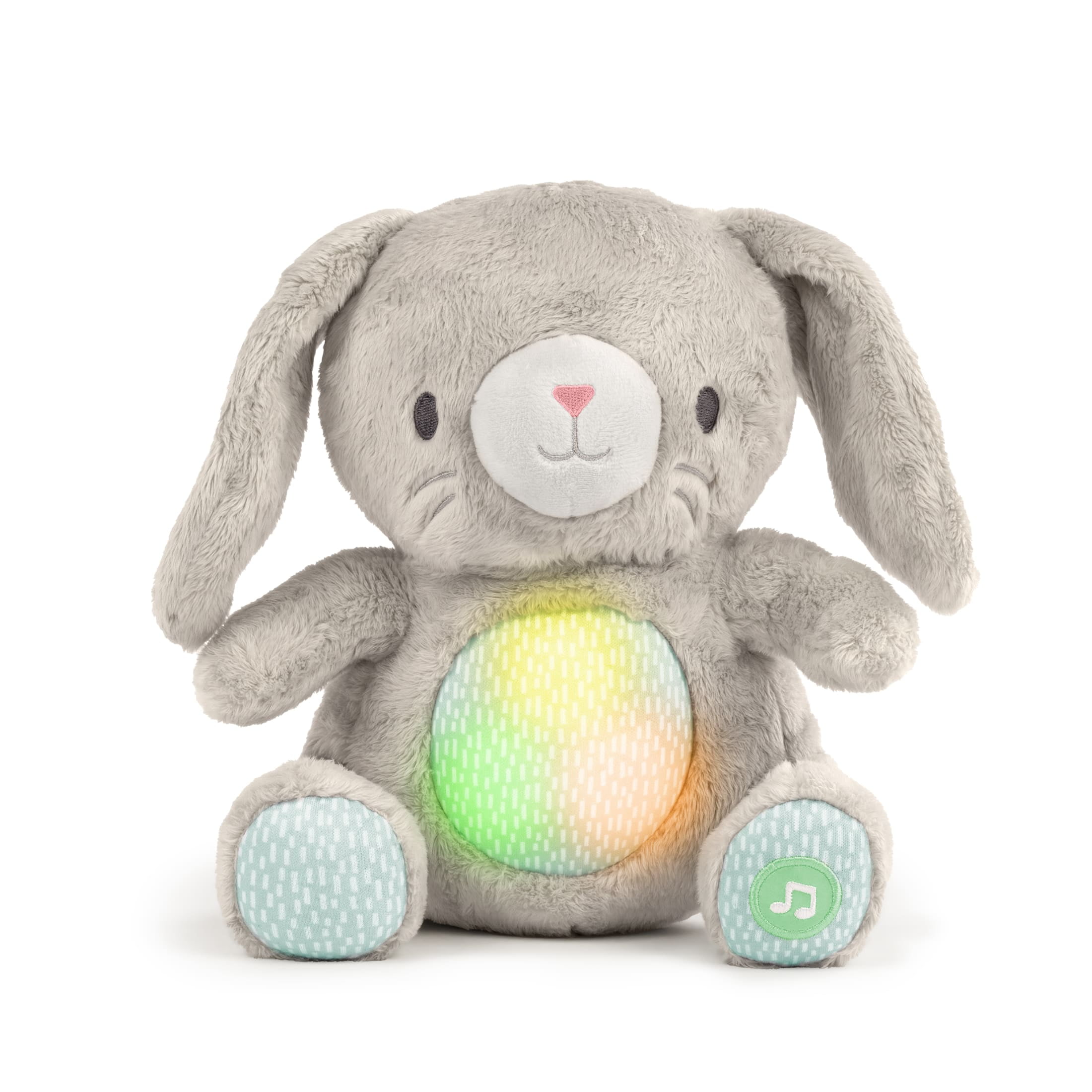 Ingenuity Heart to Hugs Sylvi Bunny Soothing Plush Toy Grey with ...