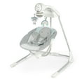 thumbnail interactive-video image 1 of Ingenuity InLighten Baby Swing, Motorized Vibrating, Swivel Infant Seat, Gray, 1 of 18