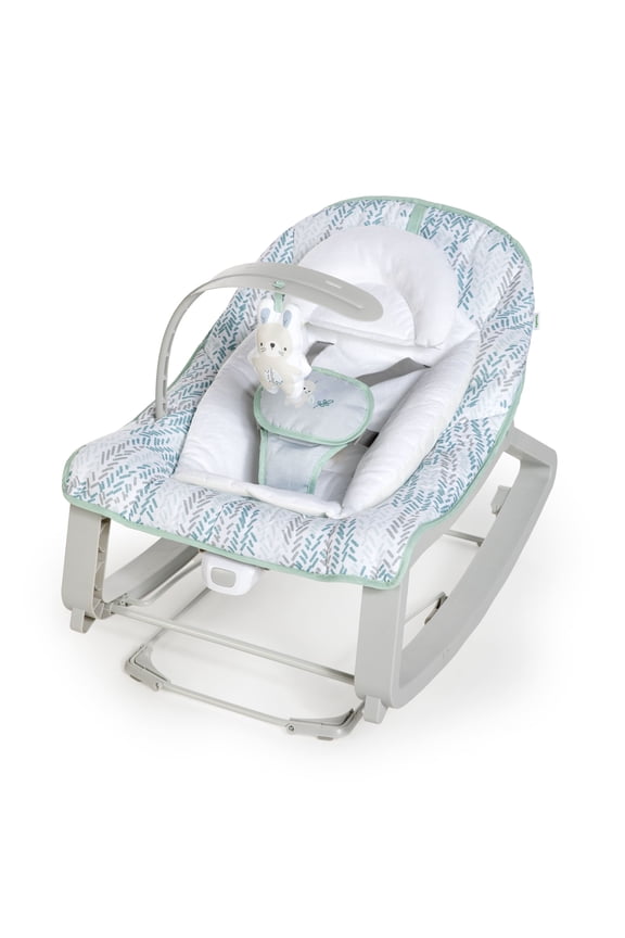 Keep Cozy 3-in-1 Vibrating Infant & Toddler Baby Bouncer and Rocker Chair, Gray