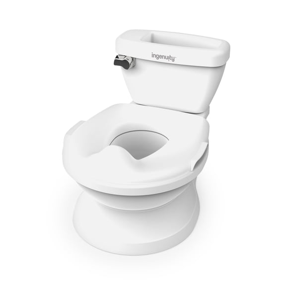 Ingenuity My Size Potty Chair and Training Toilet for Toddlers, White