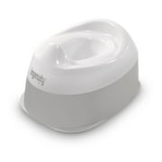 مجموعة Ingenuity Ready Set Go Potty، وعاء قابل للإزالة، قاع غير قابل للانزلاق، قاعدة عريضة ثابتة، للأعمار من 18 شهرًا فما فوق، أبيض ورمادي