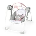thumbnail image 1 of Ingenuity Soothe 'N Delight 6-Speed Portable Baby Swing with Music - Flora the Unicorn (Pink), 1 of 14