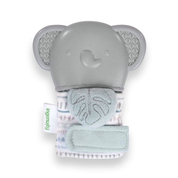 Ingenuity Teething Mitt & Rattle, For Ages 3 Months & Up - Van