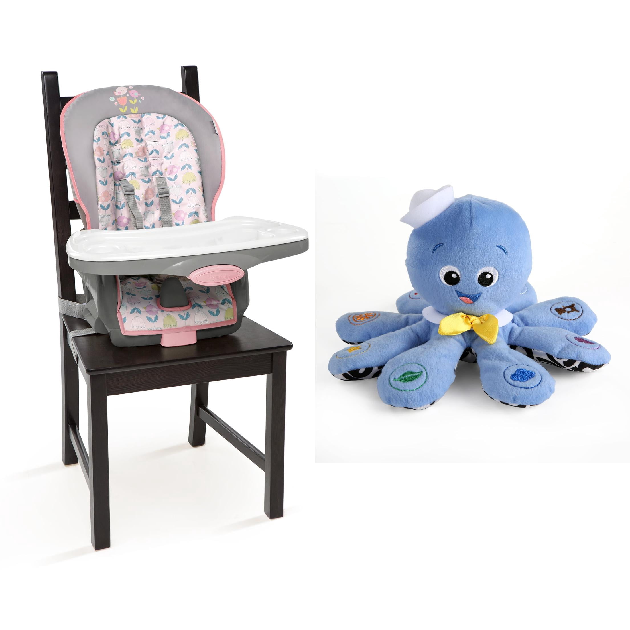 Ingenuity Trio 3-in-1 Deluxe Highchair, Ansley with BONUS Octoplush Toy