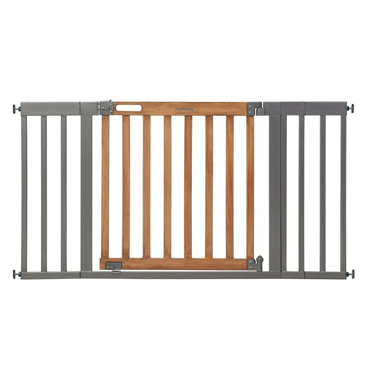 Summer West End Baby Safety Gate, Self-Closing, Adjustable, Honey
