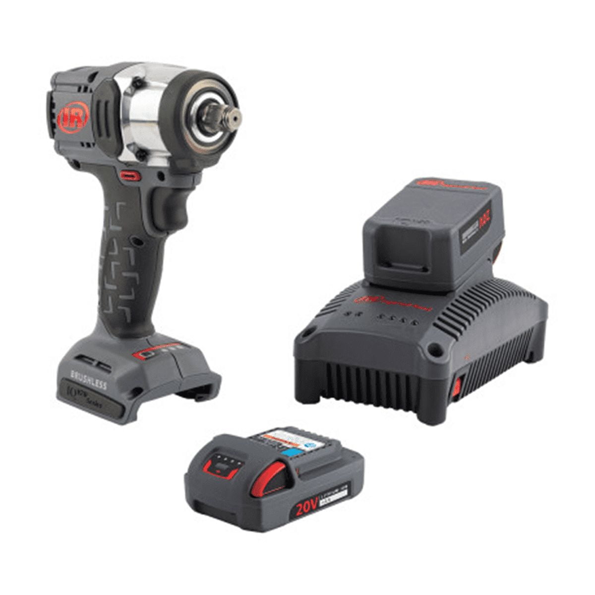Ingersoll Rand W3151-K22 1/2 Compact Brushless Impact Wrench Kit 400 Ft Lbs