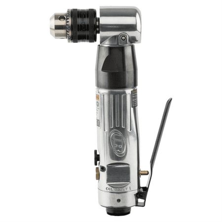 Ingersoll Rand 3/8" Keyed Chuck, Right Angle Reversible Air Drill, 1800 RPM, 0.33 HP
