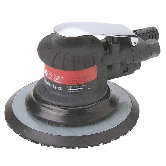 Ingersoll Rand 300G Random Orbital Air Sander, 6" Pad, 3/16" Orbit, 10,000 RPM, .2 HP