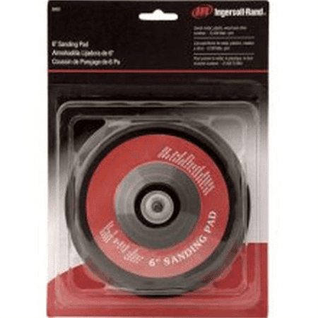Ingersoll Rand 6" Dual Action Sanding Pad, 12,000 Max RPM, 5/16" - 24 thread Spindle
