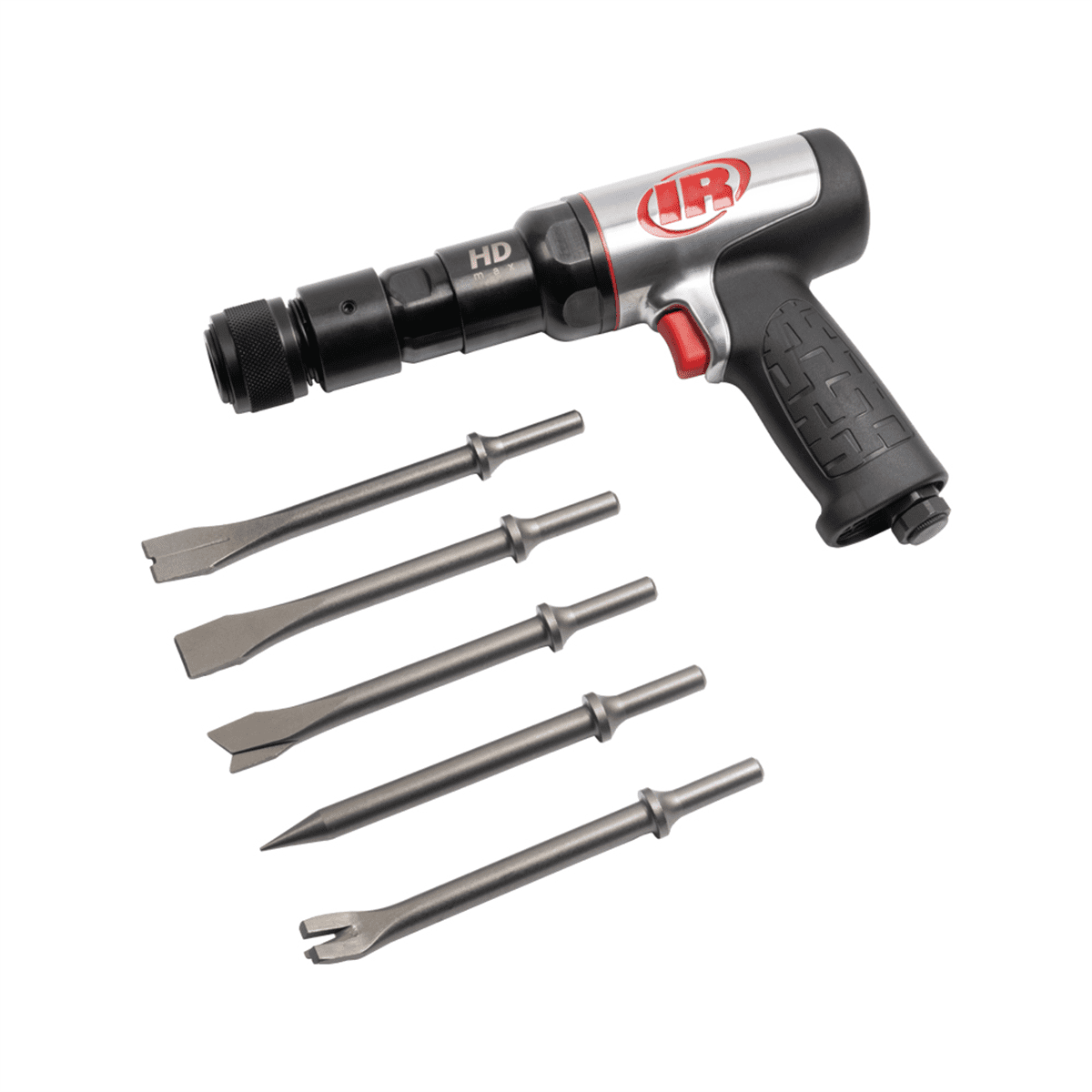 Ingersoll Rand 135MAXK Air Hammer Kit 15 Percent More Power 5 Chisel Set