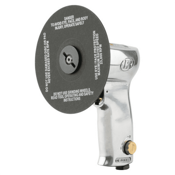 Ingersoll Rand Air Sander, 3 Inch & 5 Inch Fiber Pad, 18,000 RPM, 0.45 HP, Front Exhaust