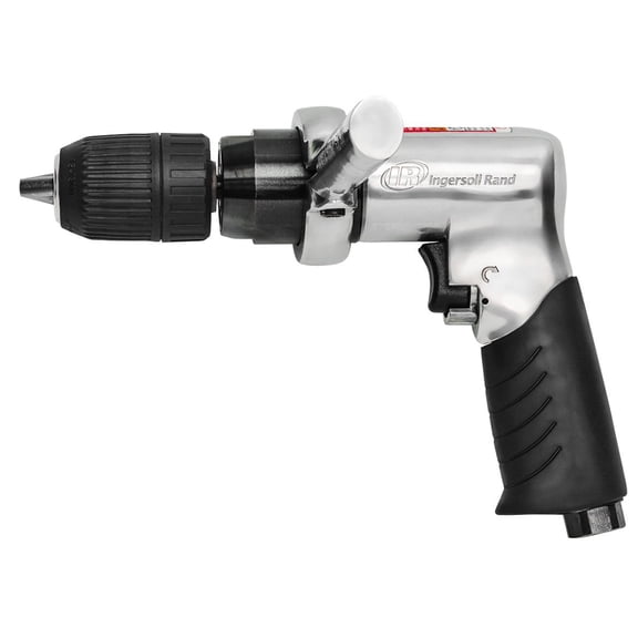 Ingersoll Rand EC112 1/2" Air Drill, Keyless Chuck, Reversible, 500 rpm, .5HP, 3.7 lbs