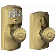 Ingersoll-Rand FE595 CAM 609 GEO Camelot Antique Brass Keypad Entry with Flex Lock