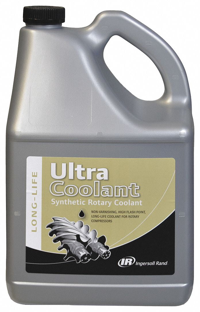 Compressor Engine Coolant Ingersoll Rand Ultra Coolant Lubricant, 5L Container for Rotary Screw ...