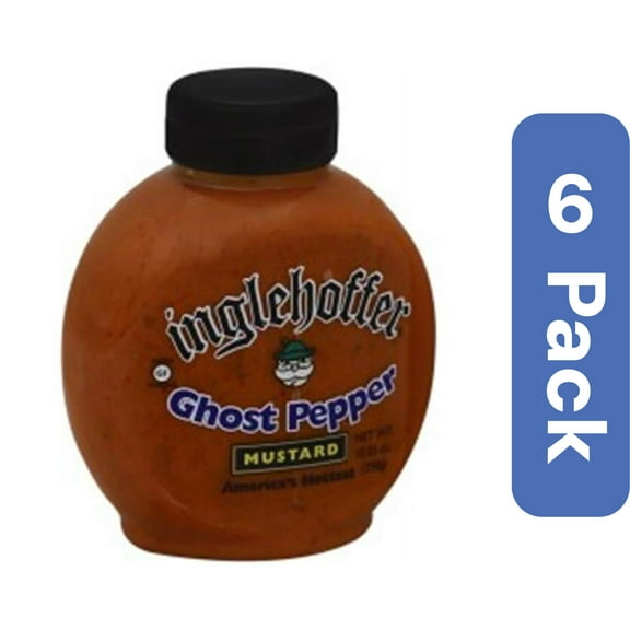 Inglehoffer  10.25 oz Mustard Ghost Pepper Squeez - Pack of 6