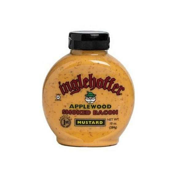 Inglehoffer Applewood Smoked Bacon Mustard, 10 oz, (Pack of 6)