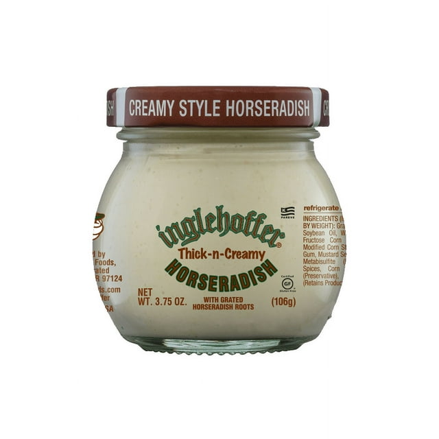 Inglehoffer Cream Style Horseradish, 3.75 oz Jar