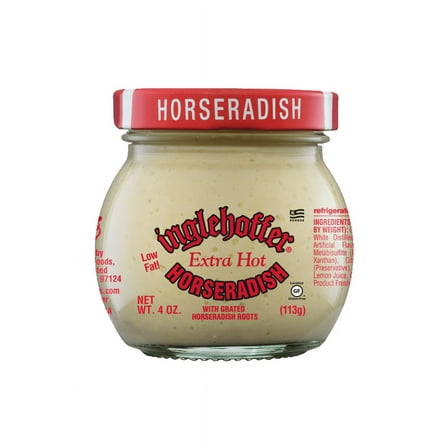 Inglehoffer Extra Hot Horseradish, 4 oz Jar