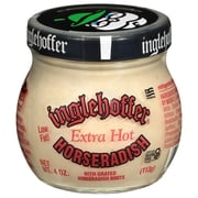Inglehoffer Extra Hot and Creamy Horseradish, 4 oz Jar
