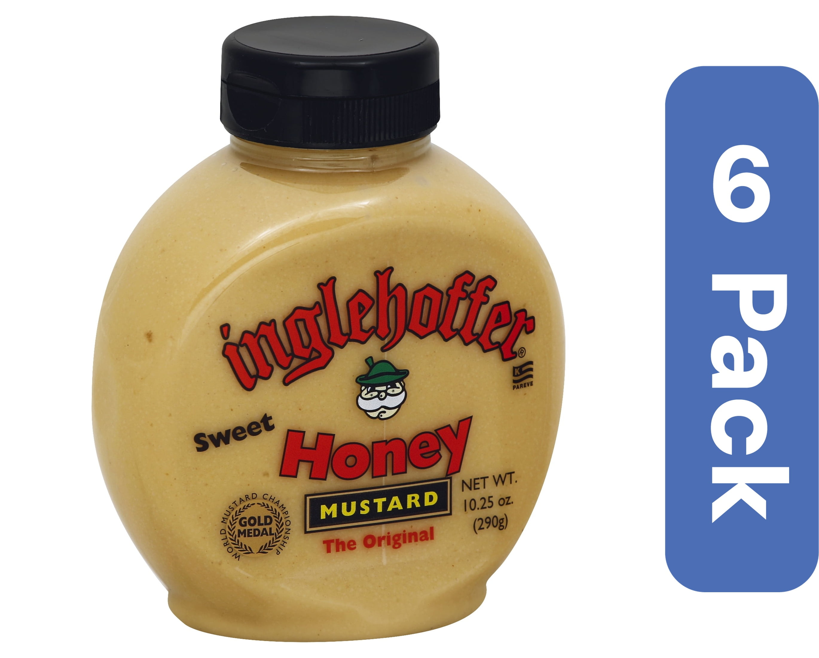 Inglehoffer Honey Squeeze Mustard 10.25 oz (Pack Of 6) - Walmart.com
